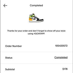 Verification of sale!